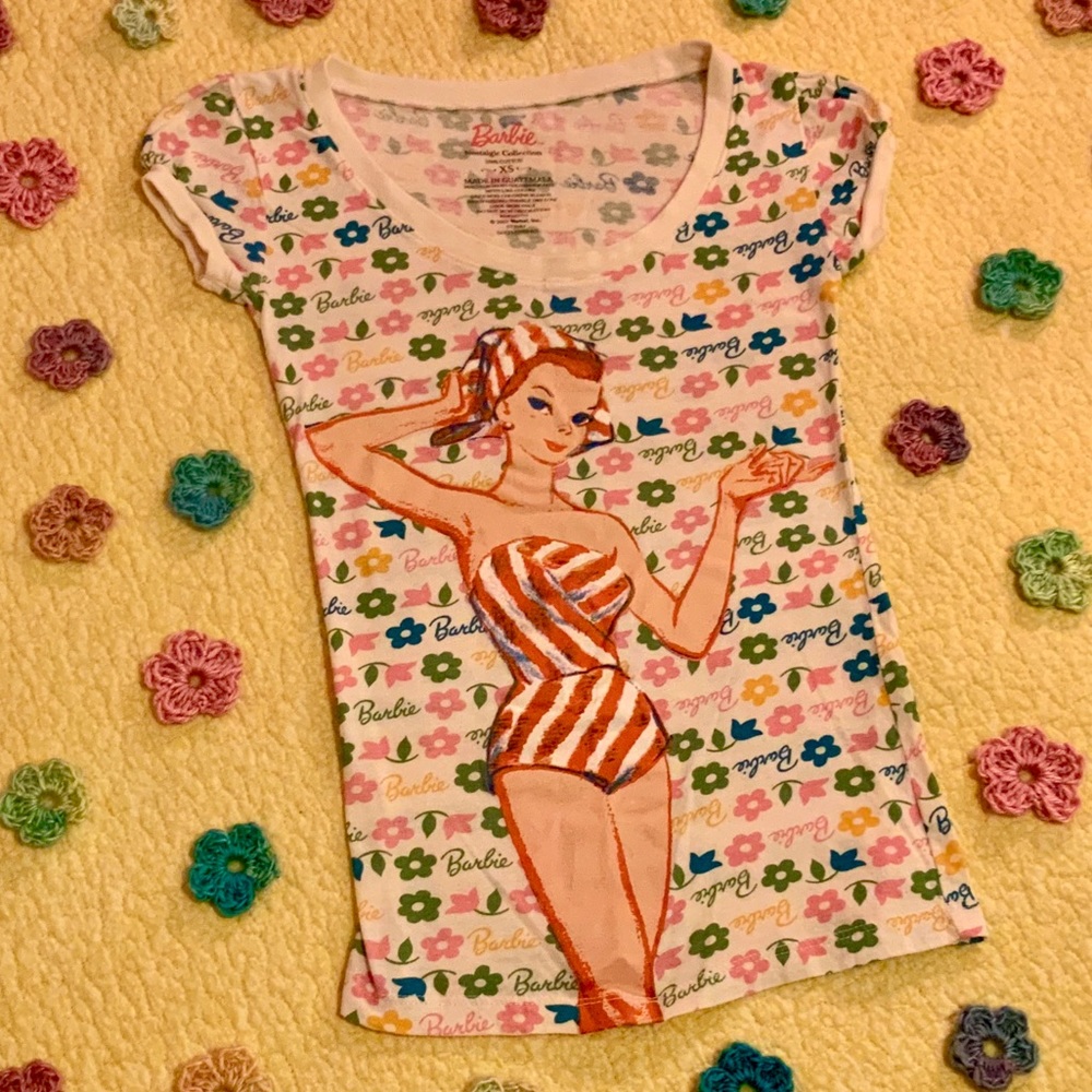 SOLD Vintage Barbie Swimsuit Shirt Nostalgic Collection - Picture 9 of 9
